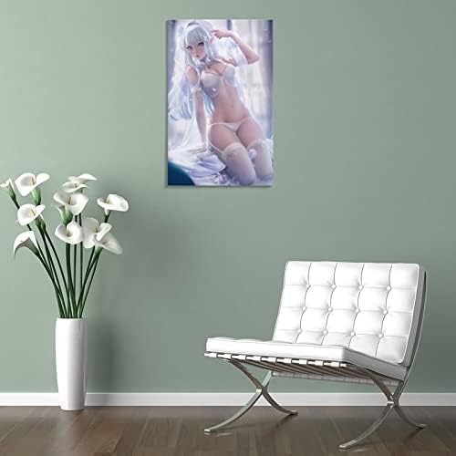 Аниме постер аниме секси девојче гола декорација соба wallидна сликарство декорација дневна соба масло сликарство wallид отпечатоци