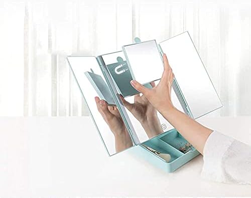Vanity огледало огледало, бања, монтирана во wallидови, маса за облекување ， пополнете светло огледало огледало со светло десктоп