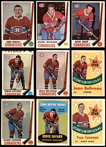 1969-70 О-пи-чие Монтреал Канадиенс тим го постави Монтреал Канадиенс ВГ/екс Канадиенс