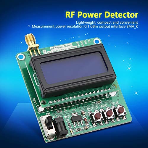 Мерач на напојување RF, 1-600MHz -60 ～ -5 dBm Поставете го слабеењето Дигитален приказ на јачината на сигналот, засилувачи за детектор на