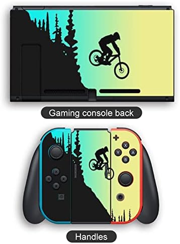 Велосипедски велосипед за возење велосипед налепница Прилично образец целосна заштита на кожата за завиткување за прекинувач Nintendo за прекинувач