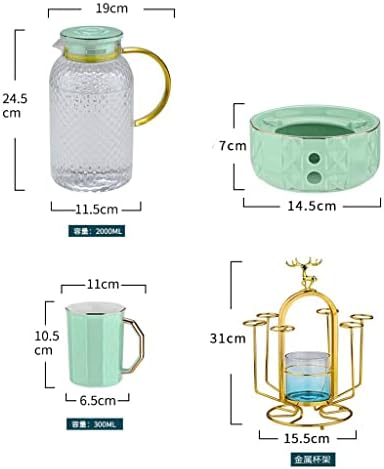 Вода чаша HDRZR Поставено попладне чај чај постави домашна дневна соба Нордиска керамичка чаша чаша цветни чајници