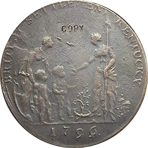 Предизвик Монета Скитам Никел 1895 САД Морган Долар Монета Копија Тип 88 Копија Орнаменти Колекција Подароци Монета Колекција