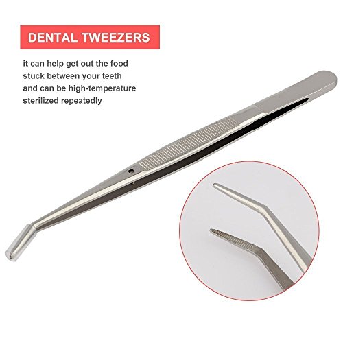 Стоматолошки алатки 6 пакувања, алатки за чистење на забите Мотија Професионален комплет за хигиена на забите, не'рѓосувачки челик за стоматолошки