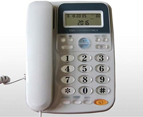 Телефонски корефичен телефон KXDFDC со звучник, дисплеј, лична карта за бела соба студија за бела соба ретро декорација домашна