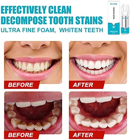 Светла длабока чистење пена за пена за заби печење за заби за заби Отстранување 60мл комплет за заби