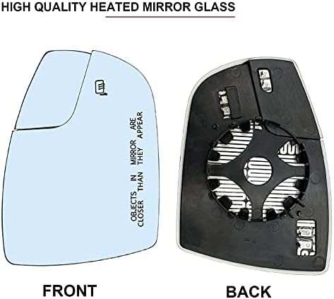 Замена на десното огледало на патникот за 2012-2018 година Форд Фокус Страна огледало стакло-Страничен поглед загреано стакло на
