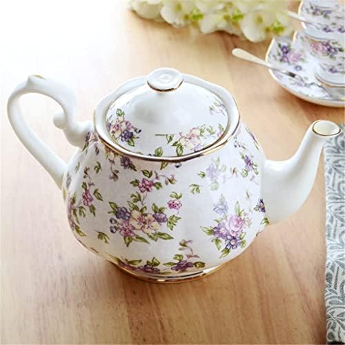Канцелариски чајник цвет ратан пастирски стил чајник сет чаша керамички чајник чај попладневен чај сет дома чај сет чајници