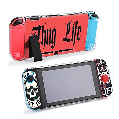 Thug Life Thug Life Thug Life TPU носи случај на заштитна обвивка за контролна конзола за конзола Nintendo