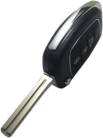 Заменски клуч за клучеви FOB одговара за Hyundai Sonata Santa Fe Flip клуч за далечински управувач со клучеви FOB школка