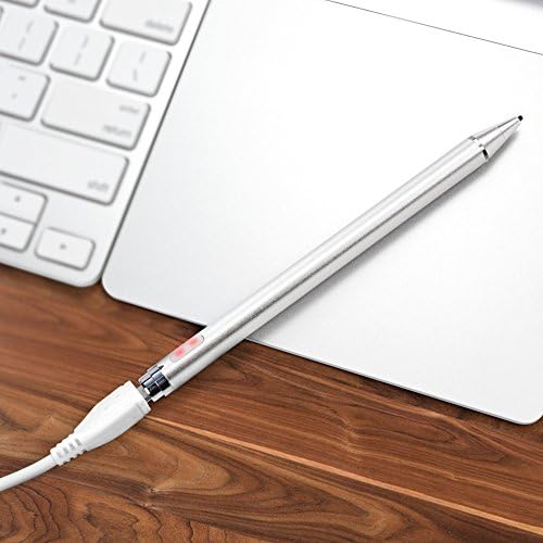 Пенкало за пенкало Boxwave Compatible со Microsoft Surface Laptop GO 2 - Accupoint Active Stylus, електронски игла со ултра фино