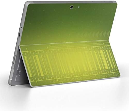 Декларална покривка на igsticker за Microsoft Surface Go/Go 2 Ultra Thin Protective Tode Skins Skins 001856 Patember Simple Green