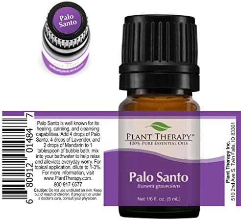 Растителна терапија Пало Санто есенцијално масло чисто, неразредена, природна ароматерапија, терапевтска одделение 5 ml