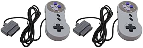 Подлога за видео игри Meilianjia Premium Remote Controller се вклопува за контролорот за замена на конзолата Nintendo SNES систем