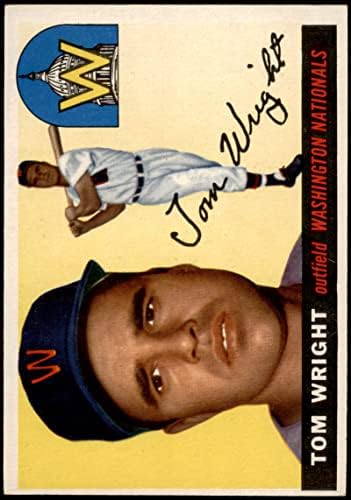 1955 година Бејзбол Топс 141 Том Рајт Одличен од картичките на Микис