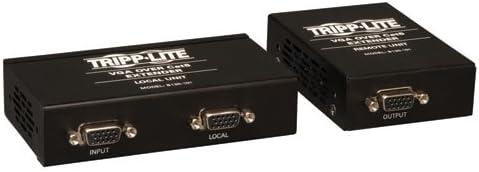 Tripp Lite B130-101 VGA преку Extender CAT5 / CAT6, предавател и приемник, со EDID копија, 1920x1440 на 60Hz