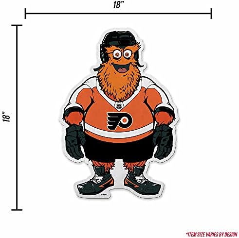 Rico Industries NHL Philadelphia flyers Mascot форма на маскота намалена - декор за дома и дневна соба - меко чувство за да се обеси