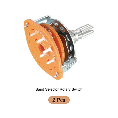 RoTary Switch Switch Switch 1P4T 1 Позиција, 1 палуба [за радио, ТВ, единица за контрола на индустриска машина] - 2 парчиња