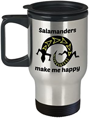 Клугла за патувања во Саламандер - Саламандерите ме прават среќна кригла од кафе