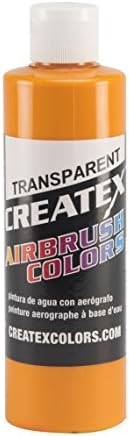 Createx бои боја за воздушна четка, 8 мл, транспарентна светло -кафеава