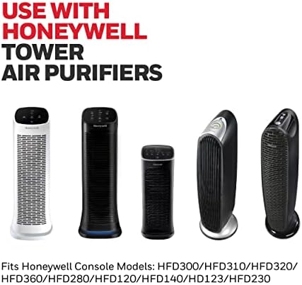 Honeywell Домаќинство мирис &засилувач; Намалување На Гас Пред-Филтер, 2 Пакет, Црна