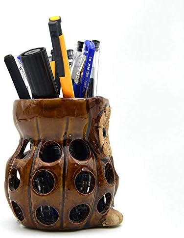 Yuanflq шупливо був во форма на пенкало за држачи за канцелариски материјали Организатор молив чаша контејнер домашна канцеларија за