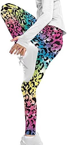 Помлади хеланки за девојки Изработени панталони за јога тесни деца активни облеки за спортски нозе спортови спортови облеки