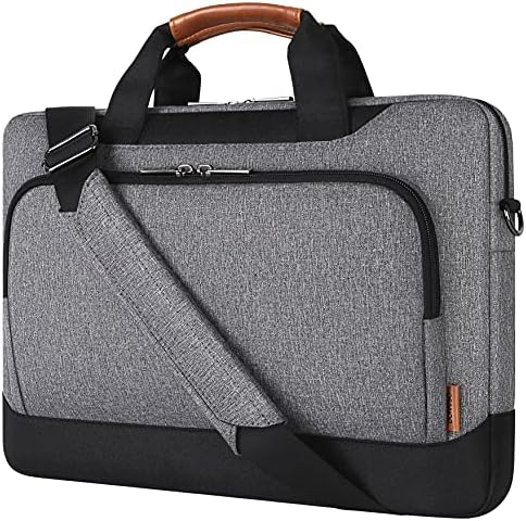 Домизо 17-17.3 инчен лаптоп ракав за деловна чанта лаптоп лаптоп торба компатибилна со 17 лаптопи/17.3 HP Pavilion 17/MSI GS73VR Stealth