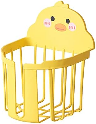 Cakina Baby Baby Shower Rack Rack Мала жолта патка кутија за патка, симпатична патка ткиво кутија, слободни хартиени кутии за хартија, преклопена за сушење решетката кујна