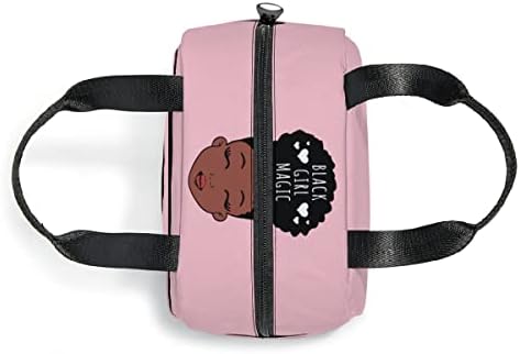 Афро Црно Американска Изолирана Кутија За Ручек Пренослива Термичка Ладилна Торбичка Со Преден Џеб Еднократно Отпорна На Истекување