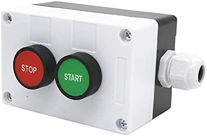 Gummy AC 660V 10A Моментен старт/стоп Црвено зелено знак Не NC Push копче за прекинувач на копчето