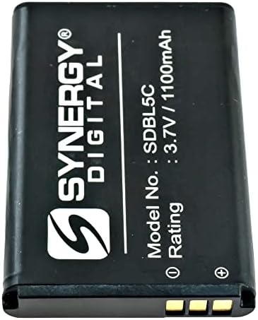 Синергија Дигитална батерија на звучникот, компатибилна со звучникот Nokia 6555, ултра висок капацитет, замена за батеријата за Lark Bjorn