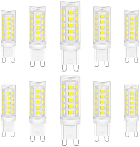 LIGHTNUM G9 Сијалица НЕ Затемнета LED Сијалица, 10 Пакет 2700k Меки Топли БЕЛИ LED Светилки, 30 Вати Халоген Светилка Еквивалент, Керамички