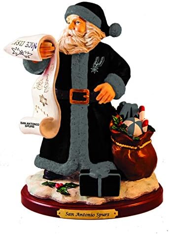 Нба Сан Антонио Поттикнува Непослушен/Убав Список Дедо Мраз Фигурина, Една Големина, Разнобојна