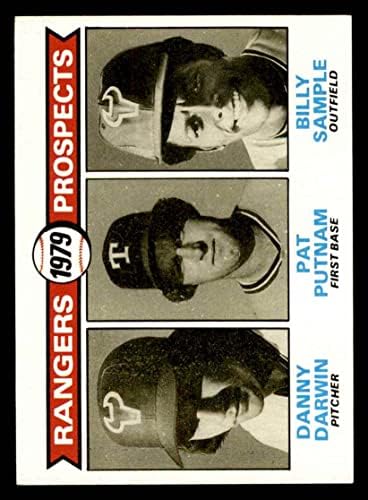 1979 Топпс 713 Ренџерс изгледи Дани Дарвин/Пат Патнам/Били примерок Тексас Ренџерс екс/МТ Ренџерс