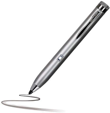 Broonel Silver Mini Fine Point Digital Active Stylus Pen компатибилен со Lenovo 300e 11,6 инчи Chromebook