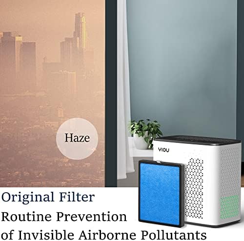 Youou прочистувач на воздухот R1 Филтер за замена, 3-во-1 пред-филтер, вистински ХЕПА филтер, високо-ефикасен активиран филтер
