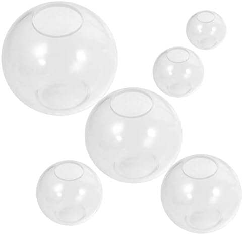 Sewacc 18 парчиња кристална топка од калапи за матрици силиконски калапи за смола околу силиконски калапи сферични украси калапи