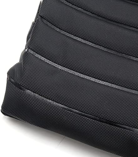 Uxcell Faux Leather Scooter Motorcycle Seat Sead Cover Cover Pyshion заштитник за Јамаха