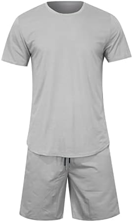 Шорцеви за вежбање за машки маж поставени спортски облеки 2 парчиња летни облеки во кошаркарски шорцеви за кошарка за пот, кошула кошула
