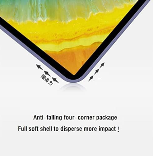 Случај за iPad Pro 12.9 Inch 2020/2021/2022, тенок лесен паметна обвивка три-пати на трипати со силен анти-капка случај за iPad Pro 12.9 инчи,