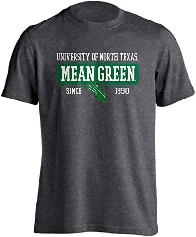Северна Тексас значи маскота од зелена лента воспостави маица со краток ракав