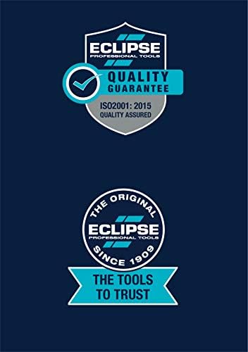Eclipse Professional Tools EPT119BO 12 TPI дрво за фино крива Исечена сложувалка, црна, 75 мм, сет од 5 парчиња