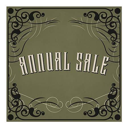 CGSignLab | Годишна продажба -викторијански готски прозорец за лепење | 24 x24