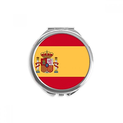 Шпанија Национално знаме Европа земја Компактно огледало околу преносно џебно стакло