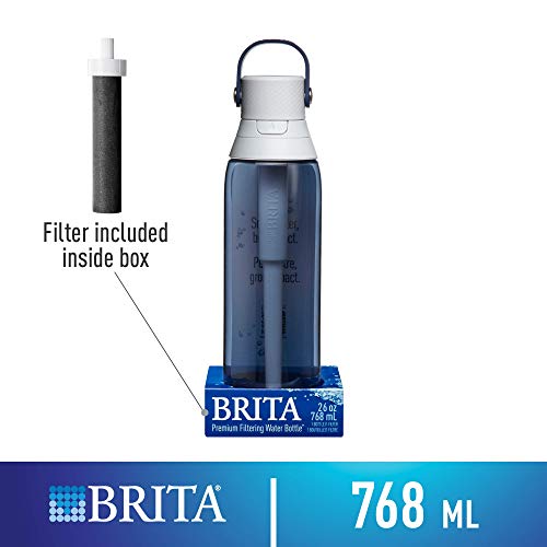 Brita 26 унца Премиум за филтрирање на вода со филтер со филтер - БПА бесплатно - ноќно небо