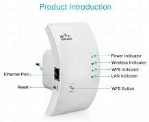 Безжичен WiFi Repeater 300Mbps WiFi Extender Extender засилувач со долг дострел и засилувач НОВО