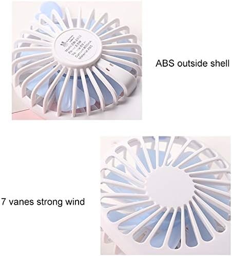 Тип на ладење Преносен мини USB полнење џеб вентилатор со 3 контрола на брзината.