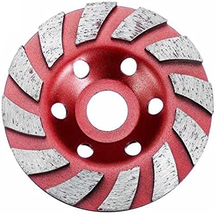 CKLICS мелење диск 2 парчиња 100мм/4 инчи Дијамант Диск за мелење на тркала, облик на чинија мелење чаша камен бетонски гранит керамика