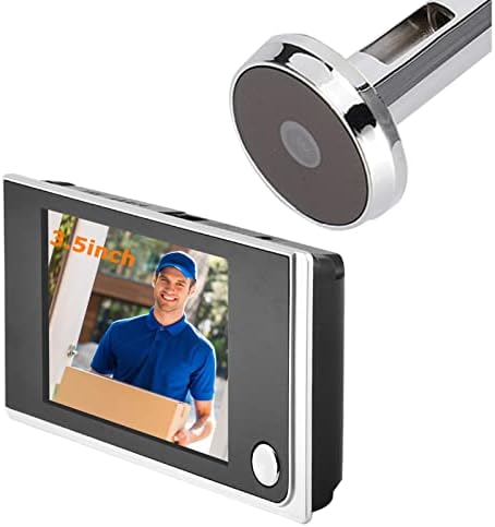 Мини HD Видео Врата Шпионка Камера Надворешен И Внатрешен Визир, 3,5 Инчен Лцд Екран Шпионка Камера, 120° Видео Дигитални Видео Врата Гледач